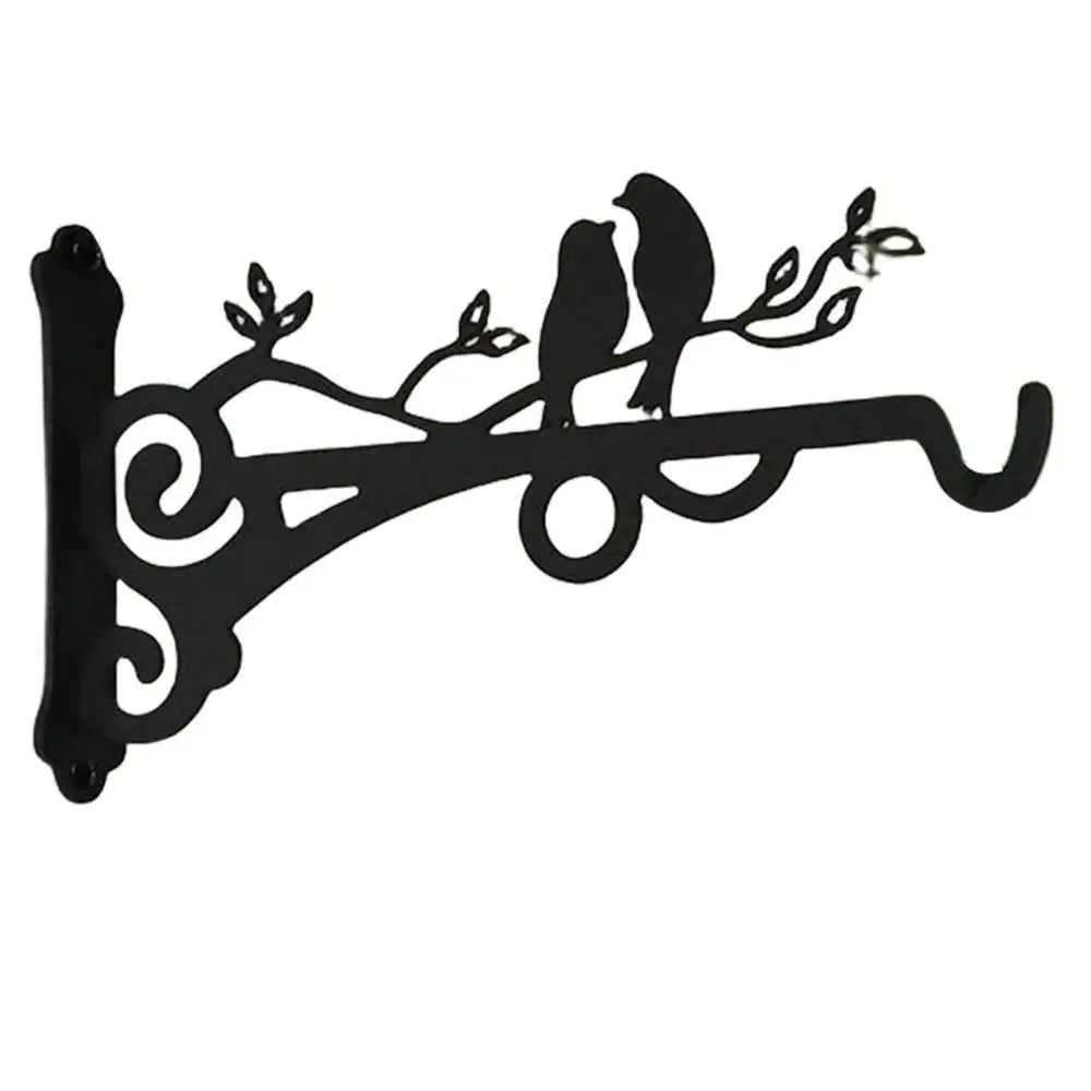 1pcs Plant Bracket Hook Iron Wall Hooks Hanging Plants Bracket European Style Flower Pot Basket For Hanging Plants Supplies