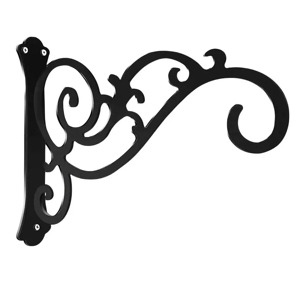 1pcs Plant Bracket Hook Iron Wall Hooks Hanging Plants Bracket European Style Flower Pot Basket For Hanging Plants Supplies