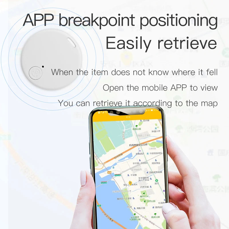 XIAOMI MIJIA 5.0 GPS Tracker Bluetooth Air Tag Anti-Lost Device Pet Kids Bag Wallet Tracking IOS Android Smart Finder Locator