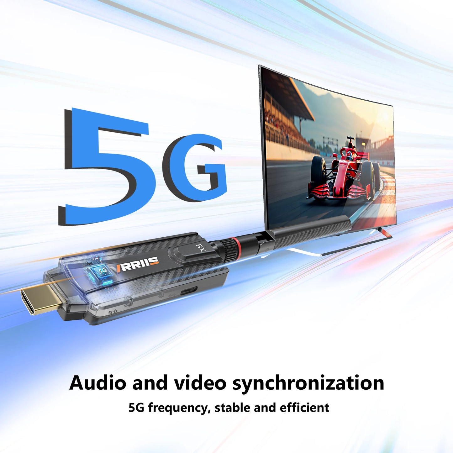 1080P 5G 200m Wireless WiFi HDMI Audio Video Transmitter Receiver Extender Adapter for PS4 Camera DVD Laptop PC To TV Projector