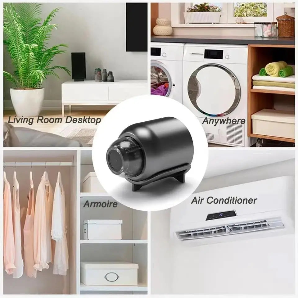 1080P HD Mini WiFi Camera Indoor Safety Security Surveillance Baby Monitor Night Vision Camcorder IP Cam Audio Video Recorder