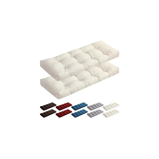 2 Pa Outdoor Patio Bench Cushions For Porch Swing Memory Foam Waterproof, Indoor Furniture Window Seat Bench Cushion Thicken